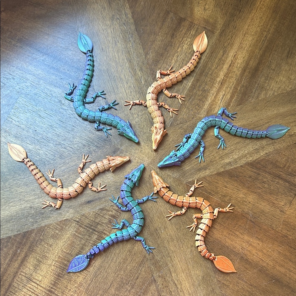3D Printed Lizard Dragon